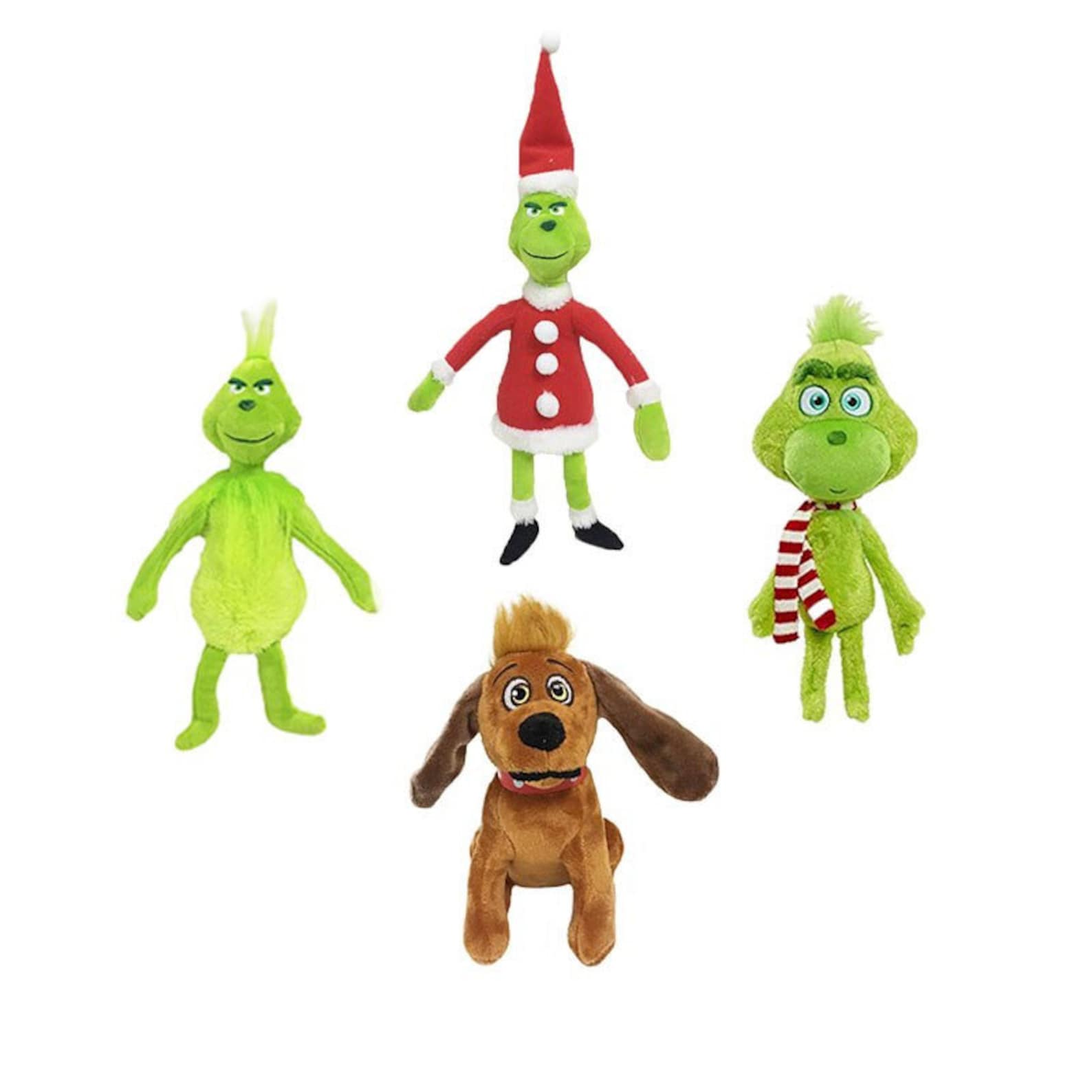 How the Grinch Stole Plush Toys Christmas Grinch Max Dog Plush Etsy