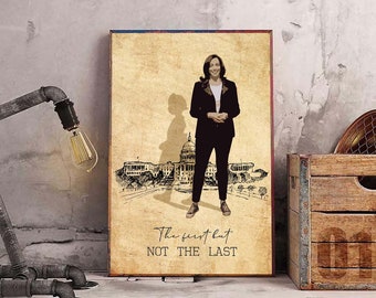 Inauguration Day 2021 Feminism Celebration Madam Vice President Kamala Harris /& Sonia Sotomayor The First But Not the Last Poster Print