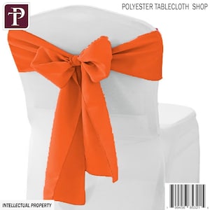 6x104 In Elegant Polyester Chair Sashes chair outdoor wedding decoration bridal supplies garden decor party events dining chairs fabric