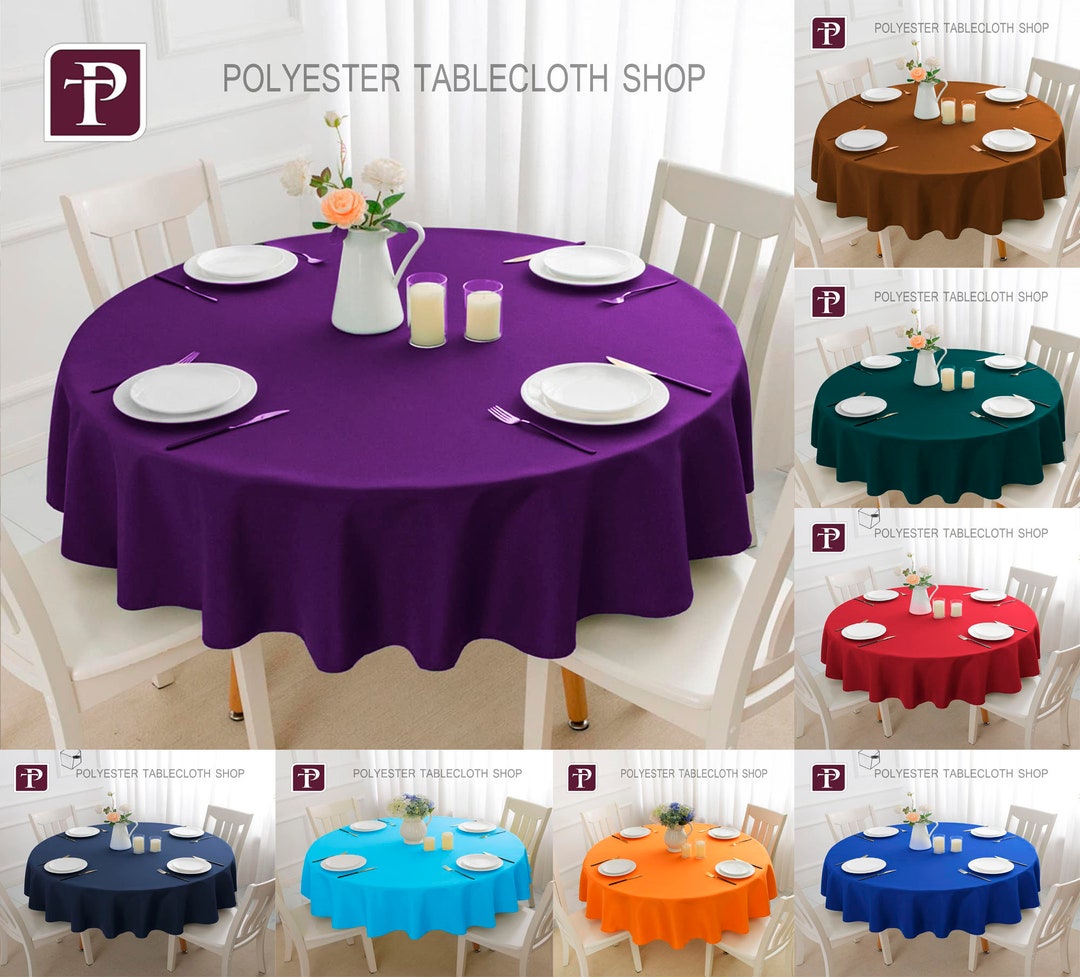 30 Round Tablecloth Coffee Table Round Linen Table Cloth Circle Table