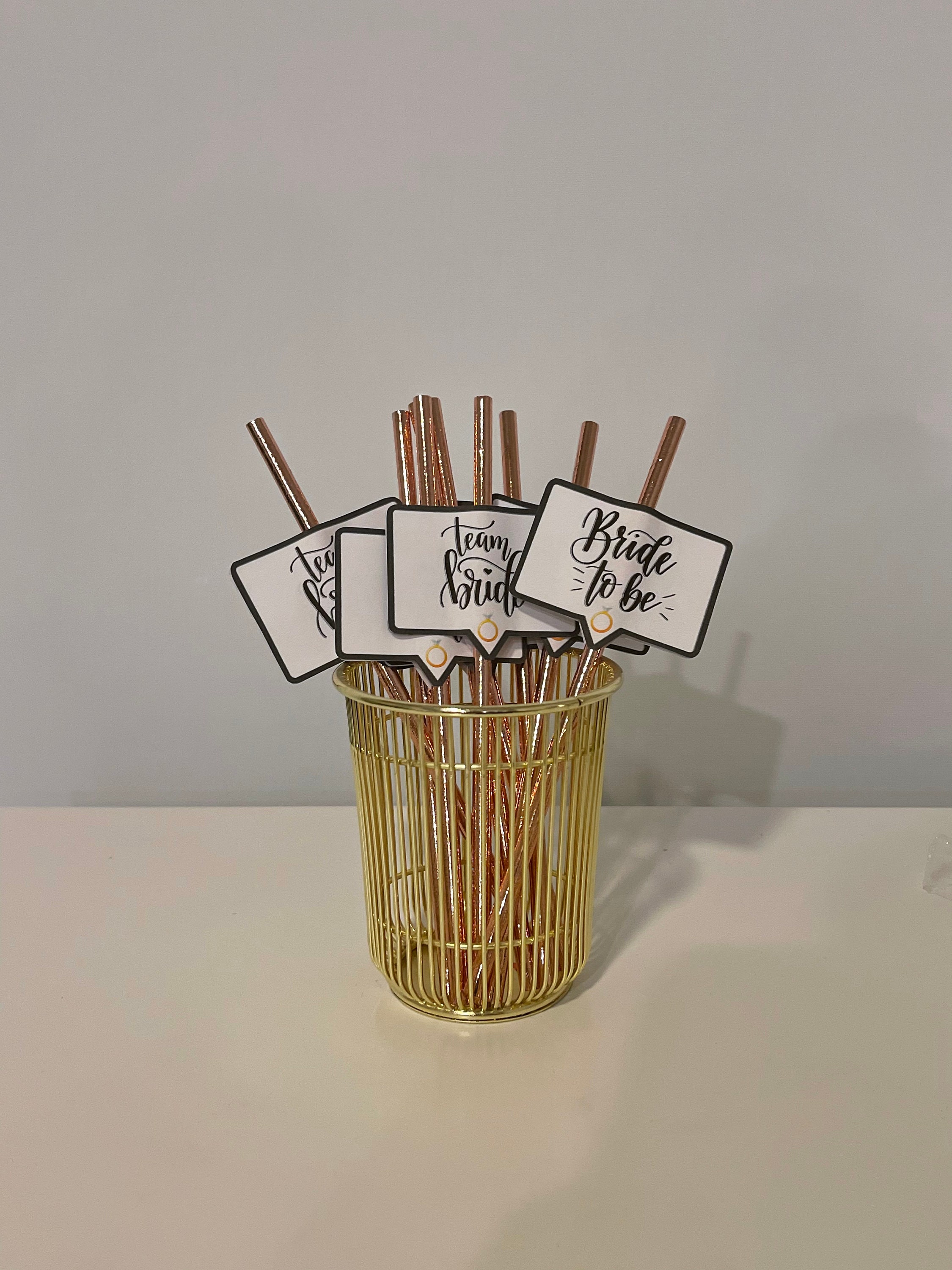Customized straws Party favors for any event. Qty 50 Etsy