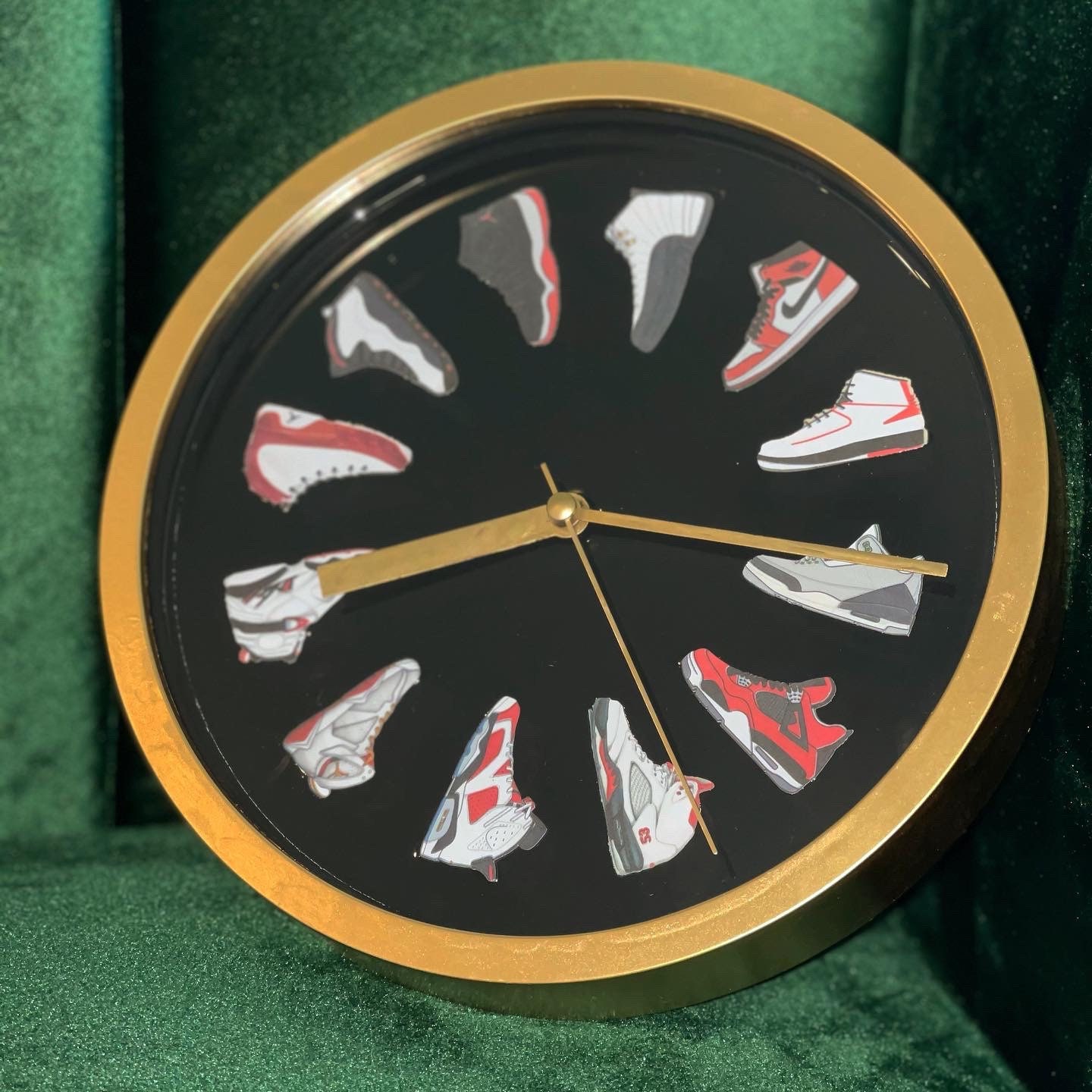 12 Phase Jordan Clock hand painted and custom made Etsy