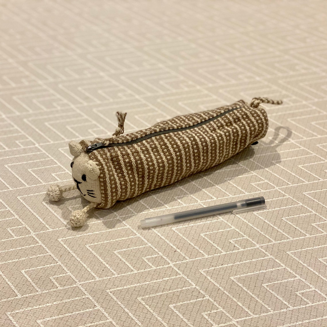 Mouse Pencil Case Cute Zip Animal Pencil Pouch Stationary Etsy