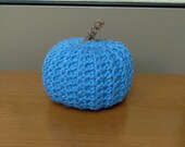 Stuffed crocheted pumpkin