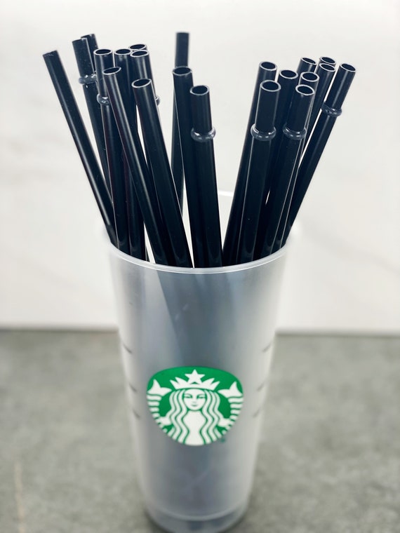 Home & Living Kitchen & Dining Drink & Barware Extra Black Straw Straw Starbucks Straw ONE