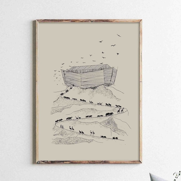 Noah's Ark Print - Etsy