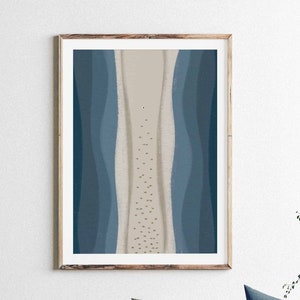 Moses Parting the Red Sea DIGITAL DOWNLOAD, Christian Modern Bible Art, Moses Crossing the Red Sea Modern Wall Art, Jesus print Bible Sketch