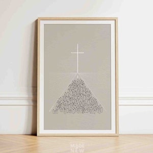 Follow Jesus Christ DIGITAL DOWNLOAD, Come Follow Me Bible Art, Cross Minimalist Christian Modern Bible, Jesus print Wall Art Bible Sketches