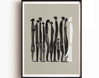 Sigue a Jesucristo DESCARGA DIGITAL Sígueme Arte Bíblico Cristiano Minimalista Versículo Bíblico Moderno Jesús imprime Arte Biblia Bosquejo Escritura Boho