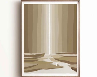 Lo nuevo ha llegado DESCARGA DIGITAL, Arte de bocetos de la Biblia del Valle, Arte de la pared de la fe, Regalos cristianos modernos, Obras de arte del versículo bíblico, Decoración impresa de Jesús