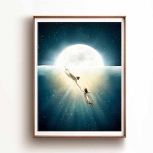 Christian Gift, Jesus and Girl Print, Give Me Your Hand Water, Christmas, Christian Nursery Art, Christ LDS picture, LDS Art, Gift for Her