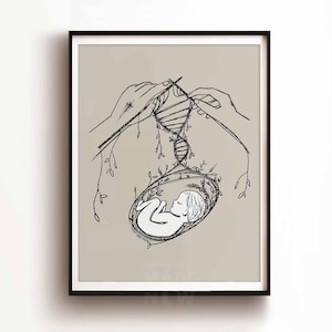 Gestricktes mich im Mutterleib meiner Mutter gerahmtes Plakat, Psalm 139, Schwangerschaftsdruck, Baby-Kinderzimmer Geburt, moderne christliche Bibel-Wand-Kunst