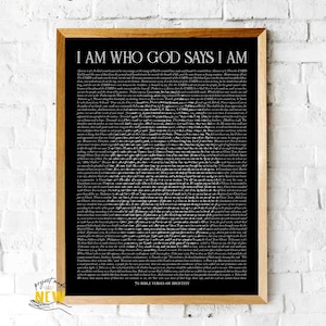 Fingerabdruck 70 Bibelverse auf Identität, Daumenabdruck, Christus, Jesus, Bibelkunst, Schrift Wort Taufe Geschenk Götter Fingerabdruck Muttertag Geschenk