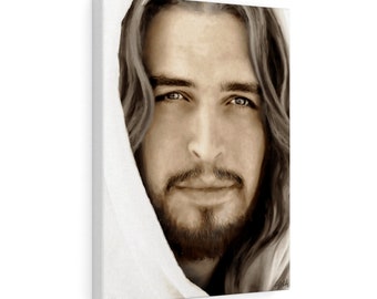 Jesus Christ Portrait Canvas Print, Jesus Painting, Jesus Portrait, Jesus Picture Christian Art Jesus Christ LDS picture LDS Art Easter Gift