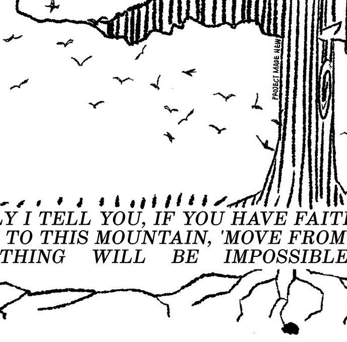 Parable of the Mustard Seed DIGITAL DOWNLOAD, Christian Minimalist ...