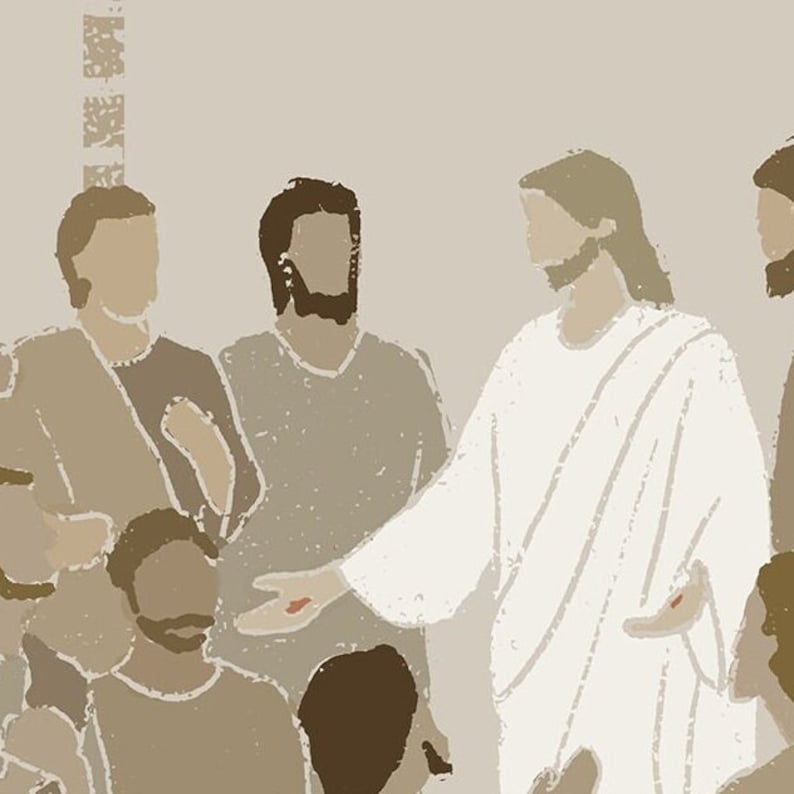 Jesus Christ Post Resurrection Appearance DIGITAL DOWNLOAD, Apostles ...
