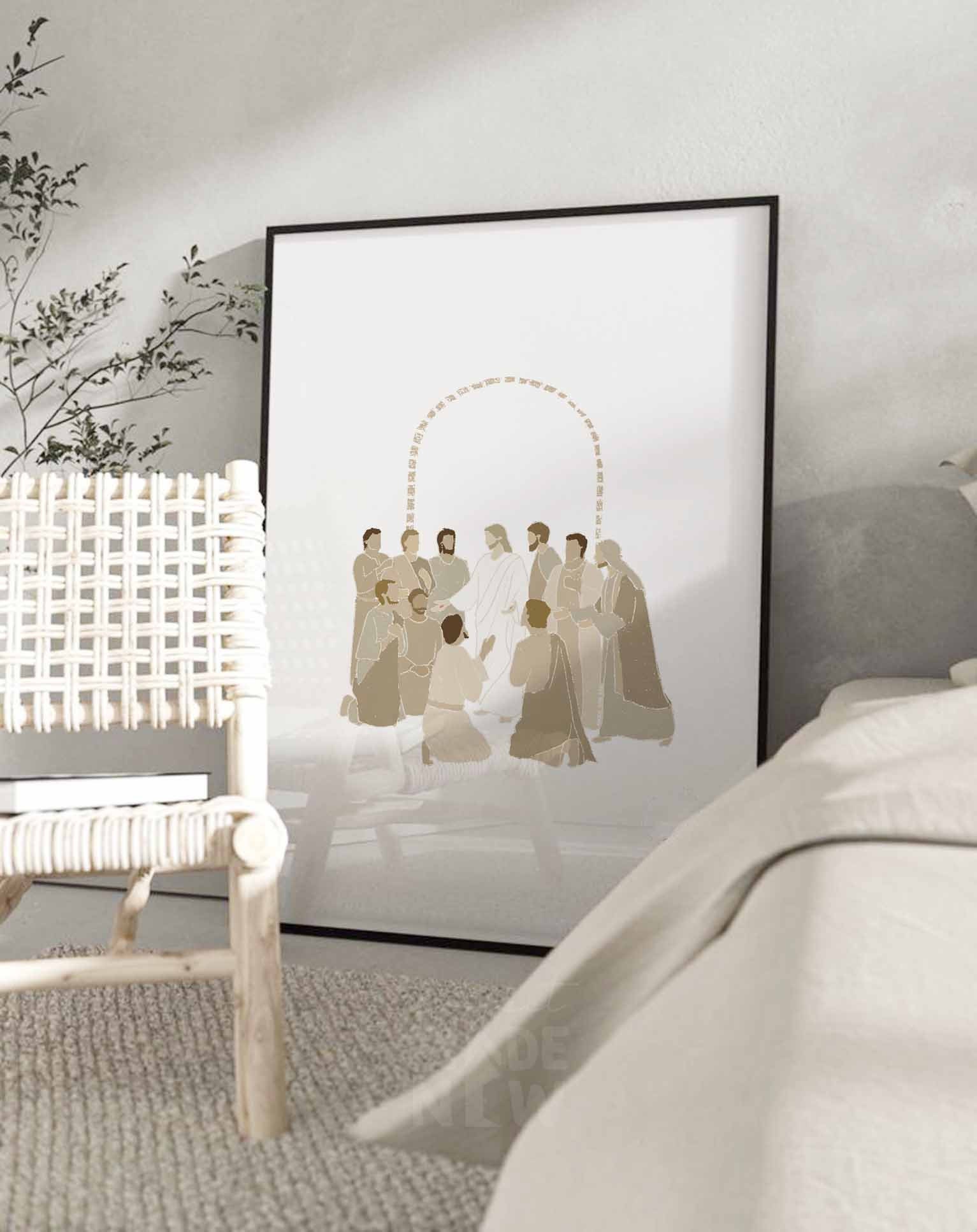Jesus Christ Post Resurrection Appearance DIGITAL DOWNLOAD, Apostles ...