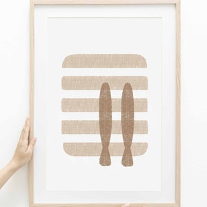 5 Loaves of Bread and 2 Fish DIGITAL DOWNLOAD, Christian minimalist modern Bible Sketch Art, Jesus Feeds 5000 God provides Wall, Jesus print