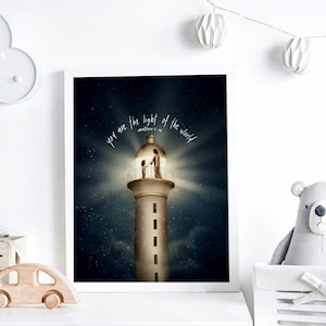 Christian DIGITAL DOWNLOAD PRINTABLE, Light of the World Painting Art ...