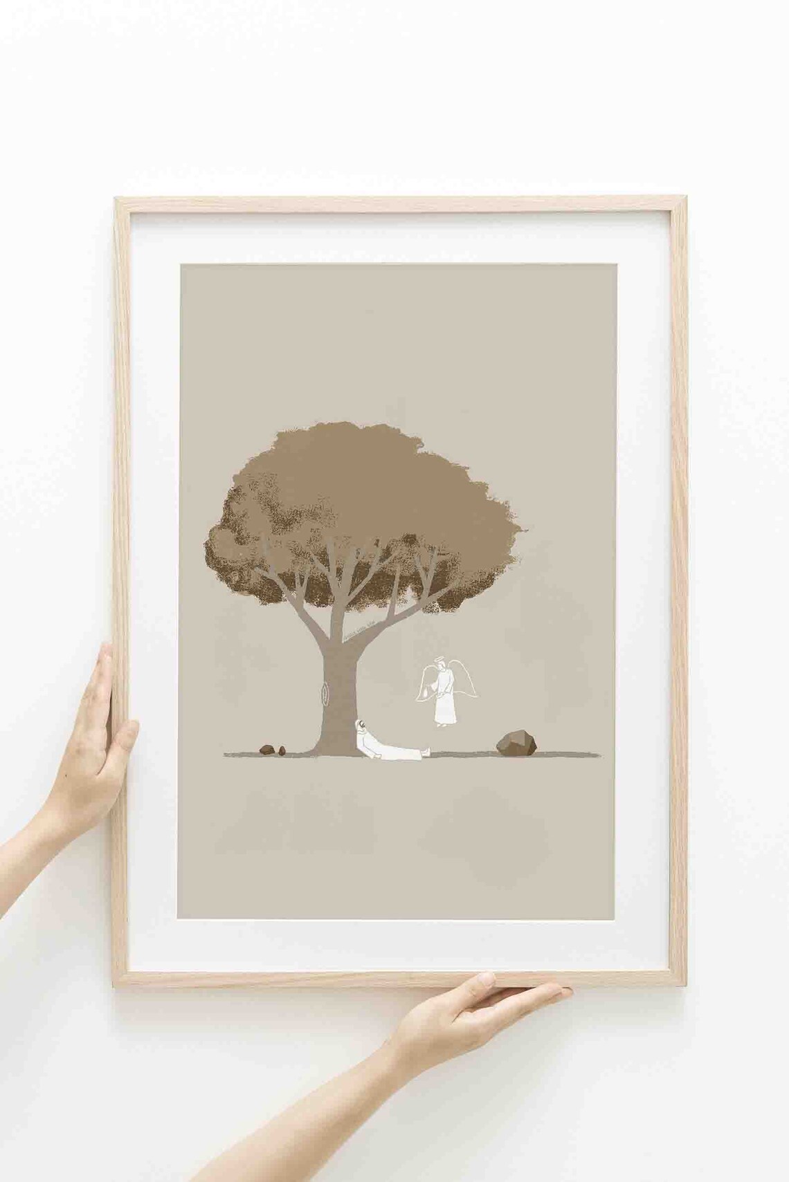 Elijah Under the Juniper Tree DIGITAL DOWNLOAD, Bible Sketches ...