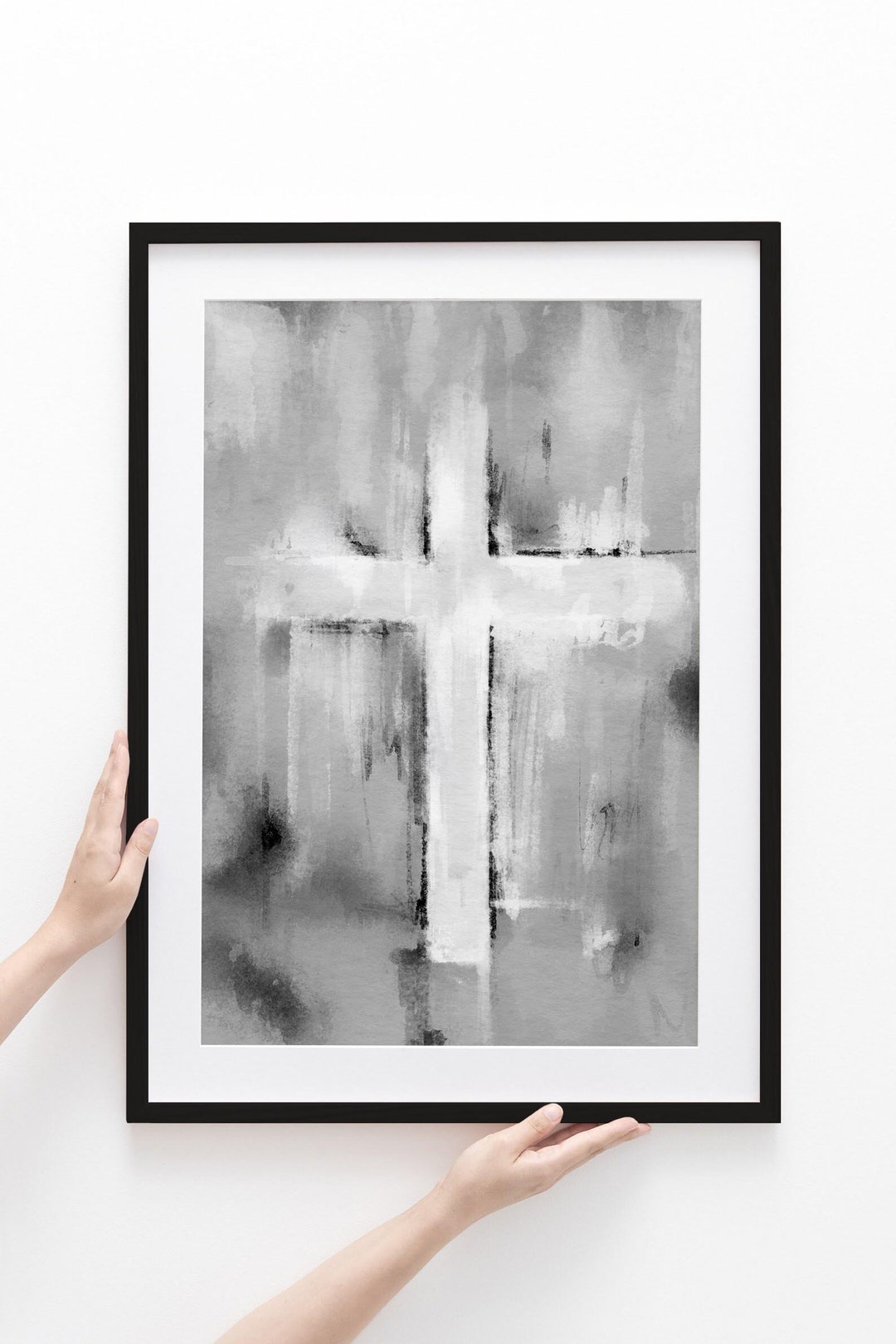 Cross DIGITAL DOWNLOAD, Bible Art Christian Modern Wall Art Boho ...