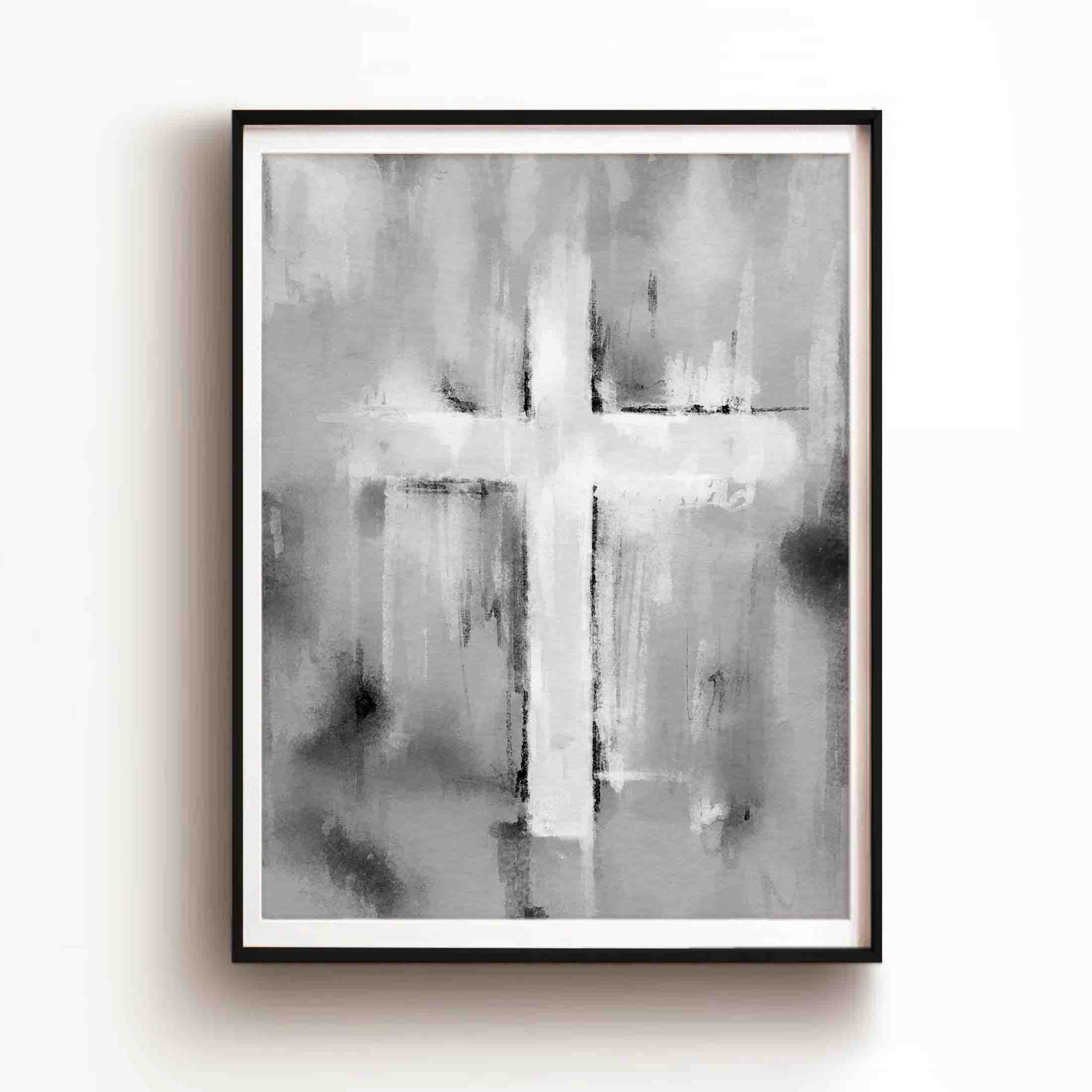 Cross DIGITAL DOWNLOAD, Bible Art Christian Modern Wall Art Boho ...