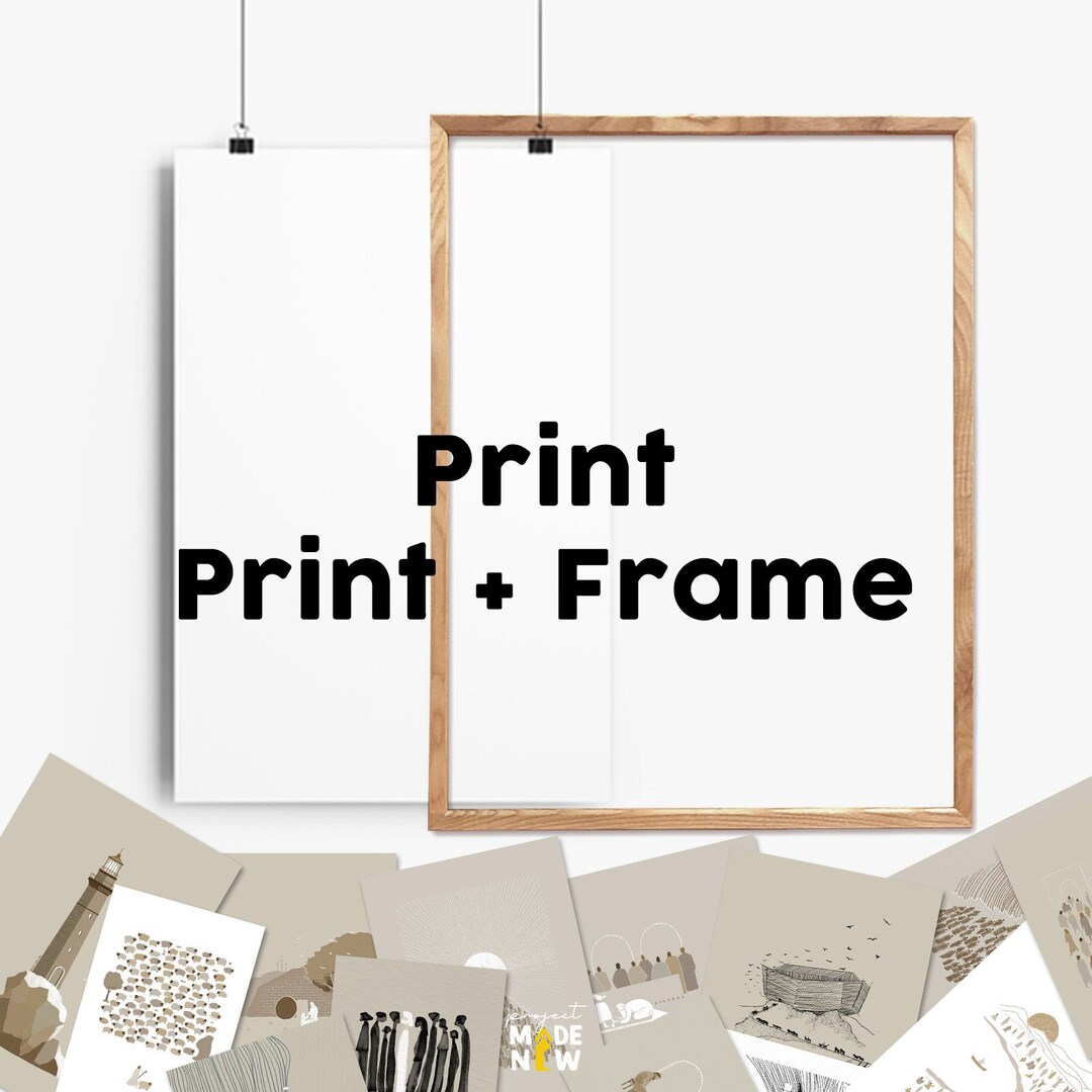Hard Copy Prints Example Giclée Art Print on Archival Paper, Optional Frame - Etsy