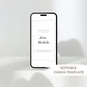 digital Save the Date card | Digital | Wedding | Wedding | Invitation | Personalized | Send via WhatsApp