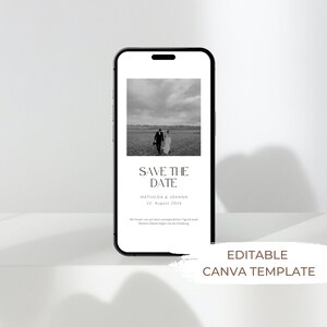 digital Save the Date card | Digital | Wedding | Wedding | Invitation | Personalized | Send via WhatsApp