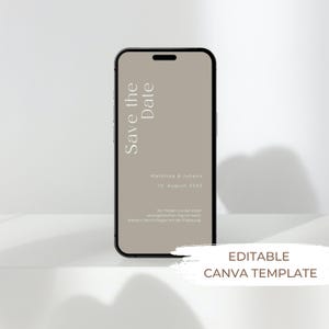 digitale Save the Date Karte | Digital | Hochzeit | Wedding | Einladung | Personalisiert | Versenden per WhatsApp