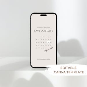digital Save the Date card | Digital | Wedding | Wedding | Invitation | Personalized | Send via WhatsApp