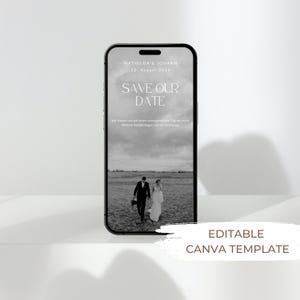 digitale Save the Date Karte | Digital | Hochzeit | Wedding | Einladung | Personalisiert | Versenden per WhatsApp