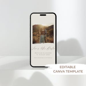 digitale Save the Date Karte | Digital | Hochzeit | Wedding | Einladung | Personalisiert | Versenden per WhatsApp