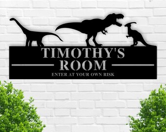 metal name signs for nursery