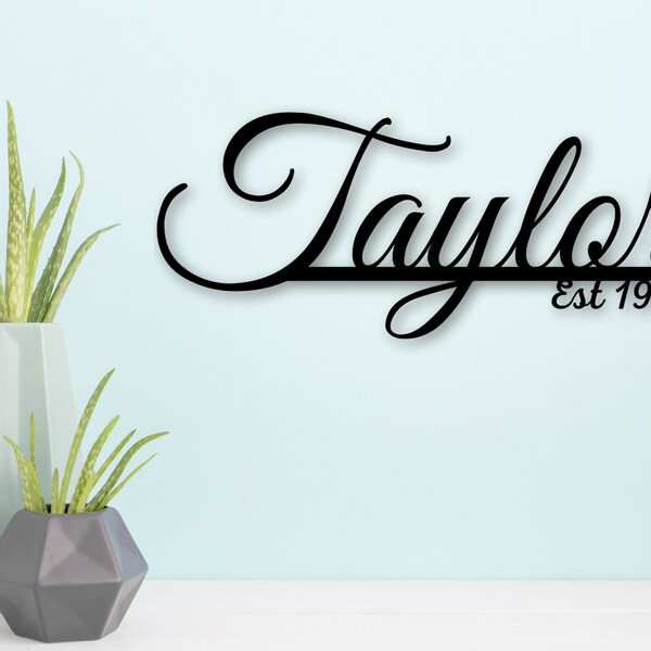 Family Established Sign - Etsy