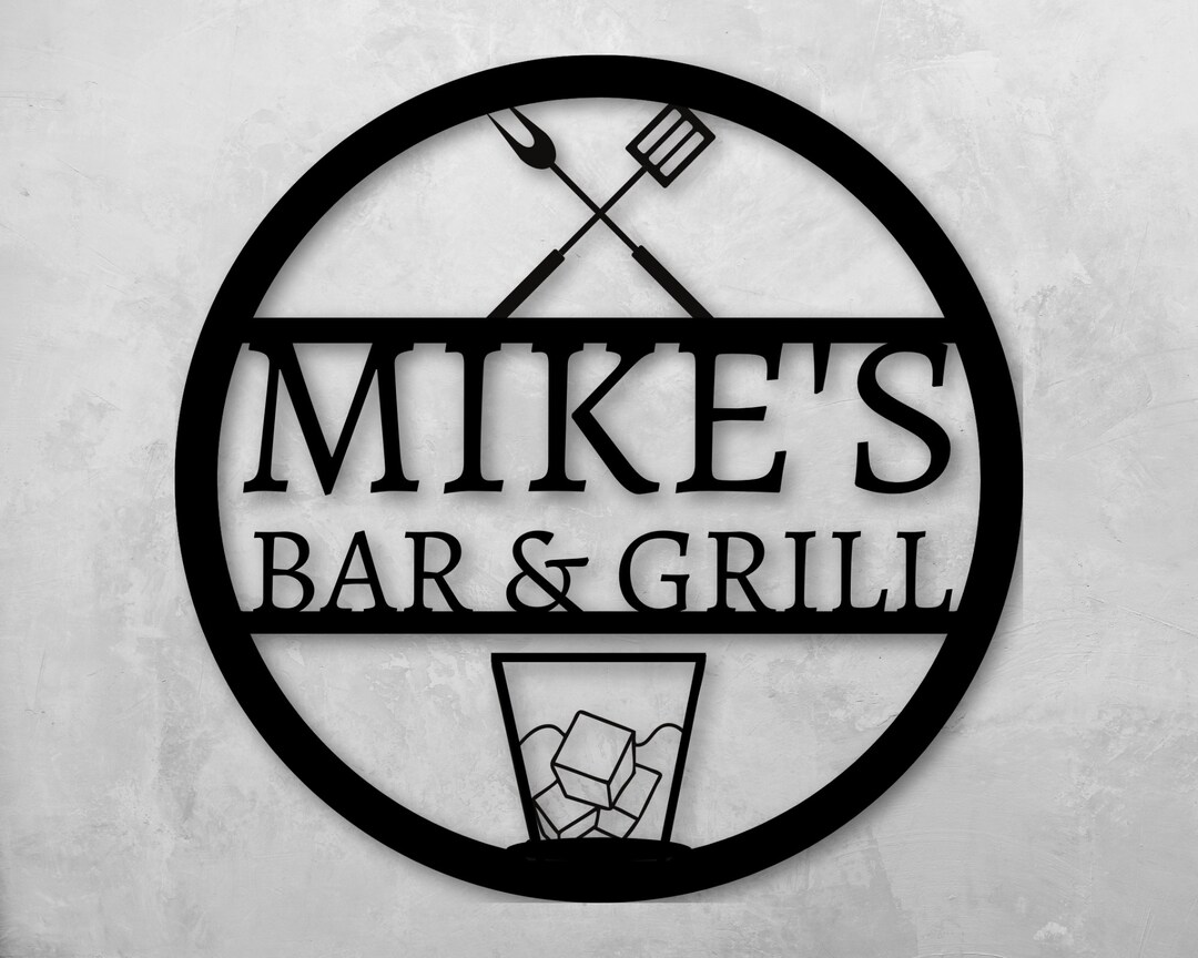 Personalized Gift Black Friday Bar Grill Sign BBQ Grill Sign personalized-gift-black-friday-bar-grill-sign-bbq-grill-sign