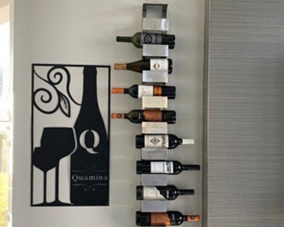 Wine Sign Wine Name Sign Custom Metal Sign Wall Decor Cellar