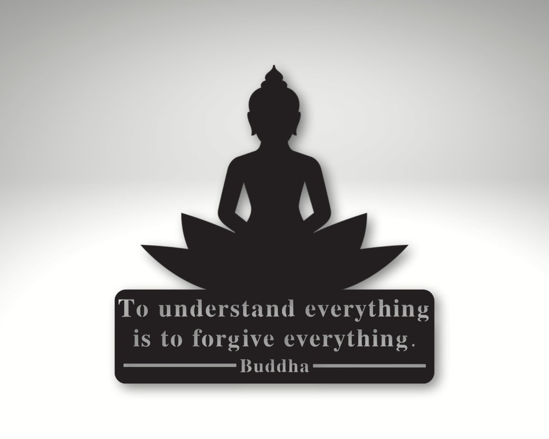 Personalized Sign Buddha Quotes Buddha Metal Sign