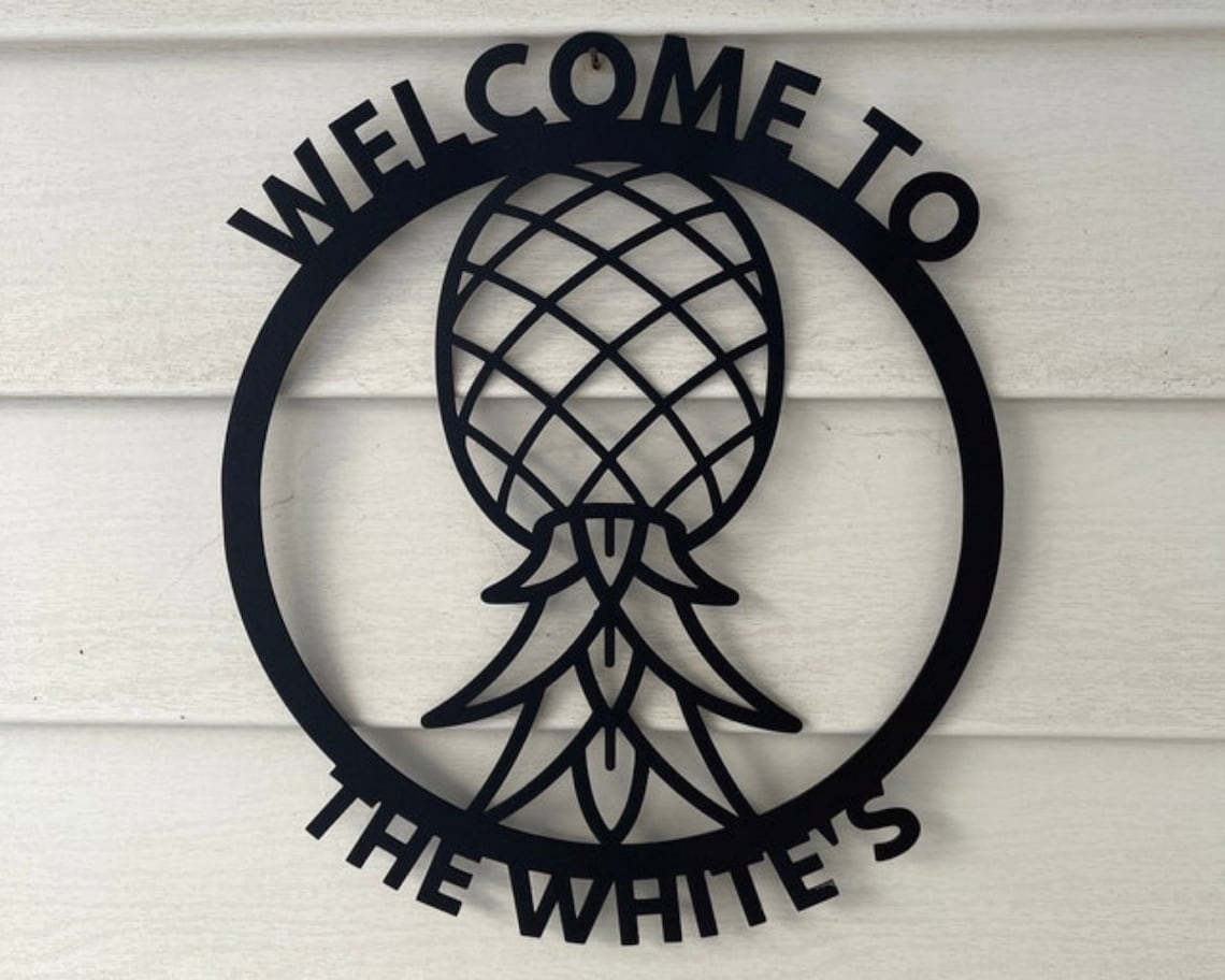 Party Decor Upside Down Pineapple Decor Swingers Decor Etsy