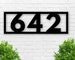 Metal house numbers, address plaque, address sign, Custom metal address sign, custom street, rustic decor, metal numbers. 