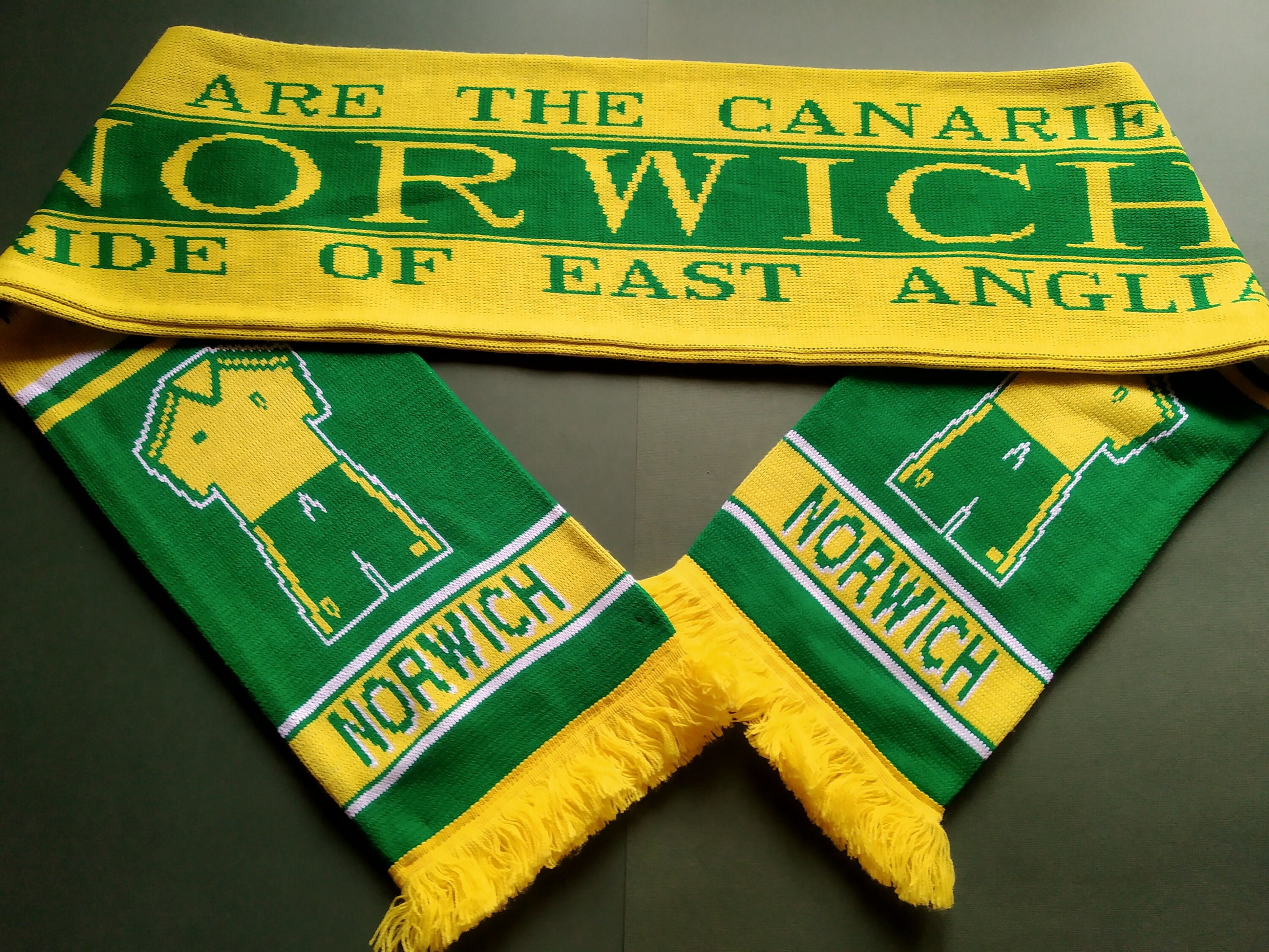 FC Norwich City Fußball Schal England englische Fußball Etsy