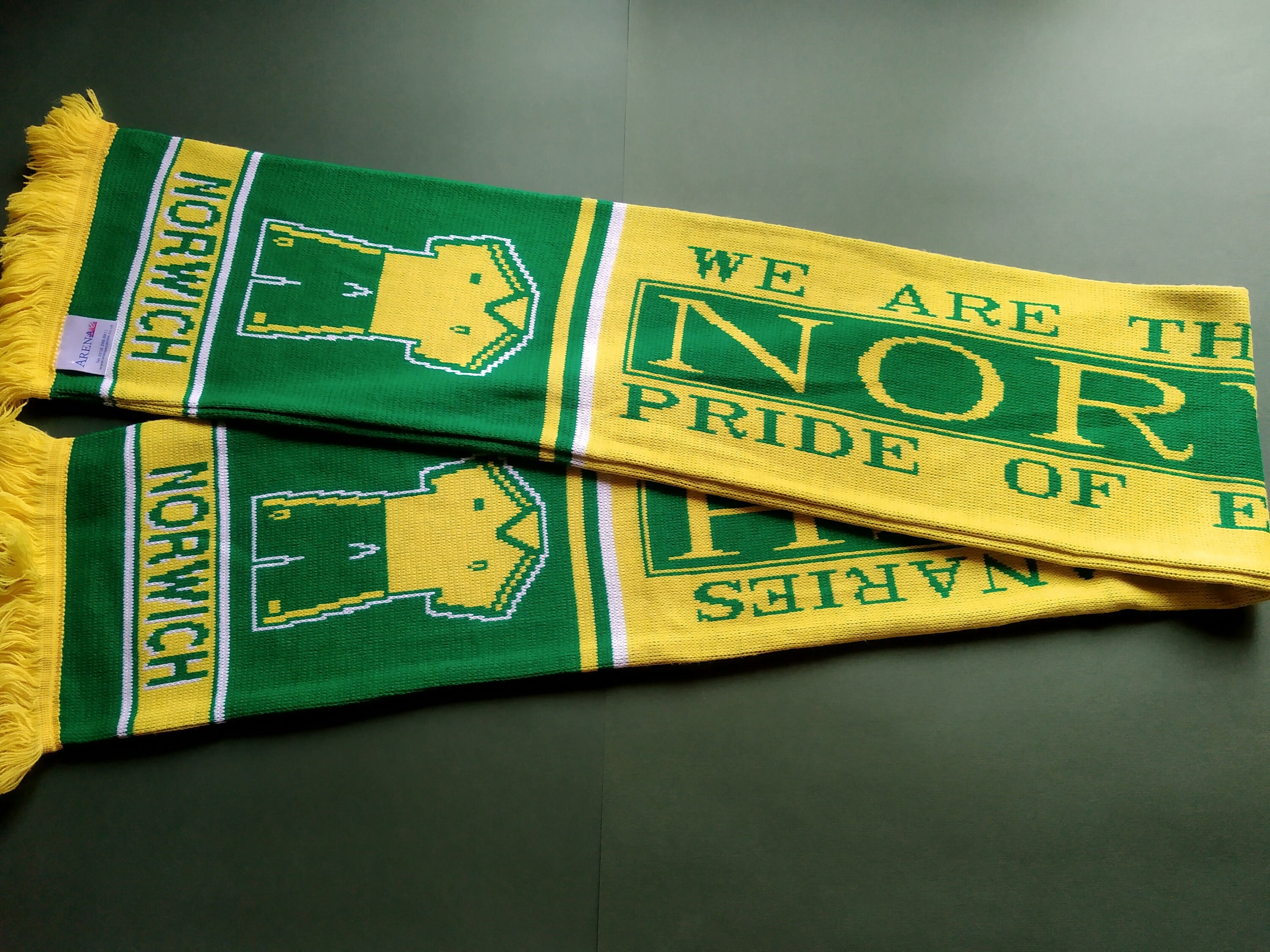 FC Norwich City Fußball Schal England englische Fußball Etsy