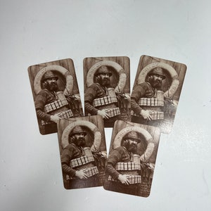 Vintage Playing Cards - Set of 5 - Boat - Ship - Fisherman - Ship Builder - Journal Ephemera - Junk Journal Supplies - Trading Cards
