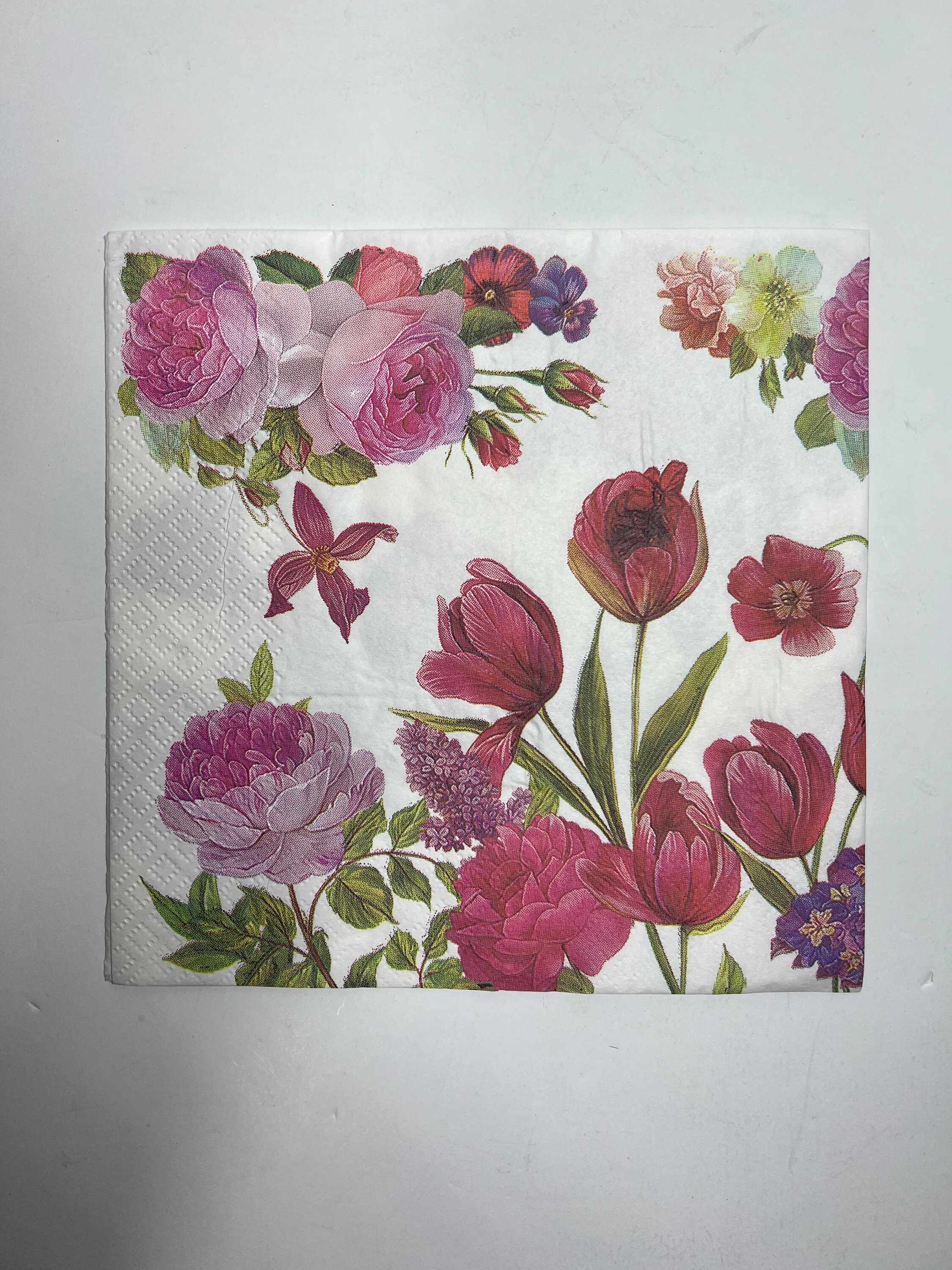 Paper Napkins set of 5 Decoupage, Craft, Junk Journal Supplies - Etsy