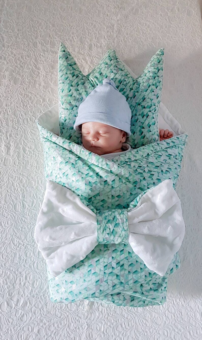 Baby Wrap Blanket Crib Cotton Blanket Snuggle Swaddle Set Etsy