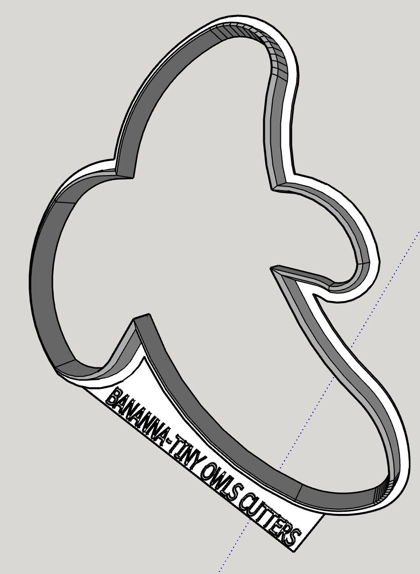 Banana Cookie cutter .stl & .gx archivo DESCARGA DIGITAL Etsy España