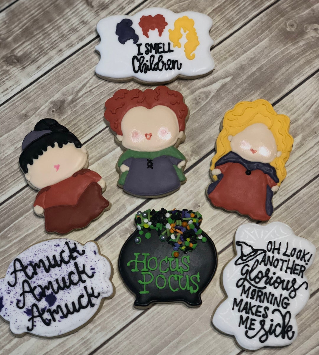 Hocus Pocus Theme 4cookie Cutter Set .stl & .gcode File DIGITAL