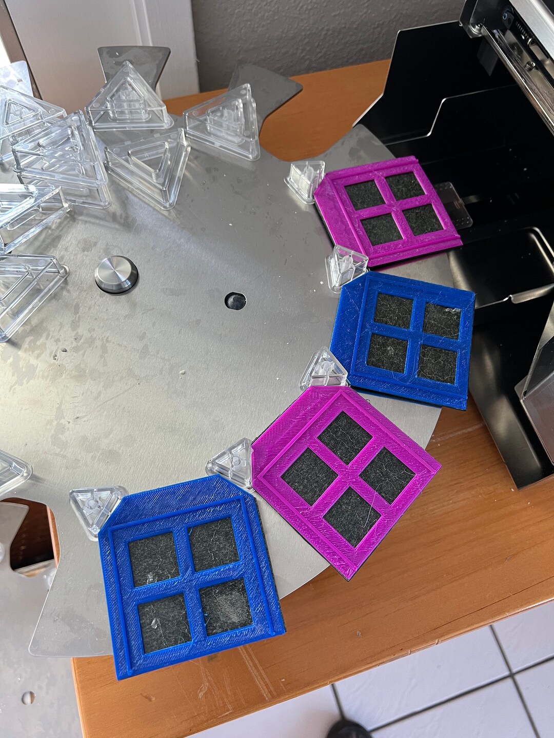 Eddie Edible Cookie Printer Small Square Adapter for Triangle Pegs Tray