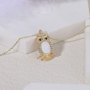 Owl Necklace Etsy
