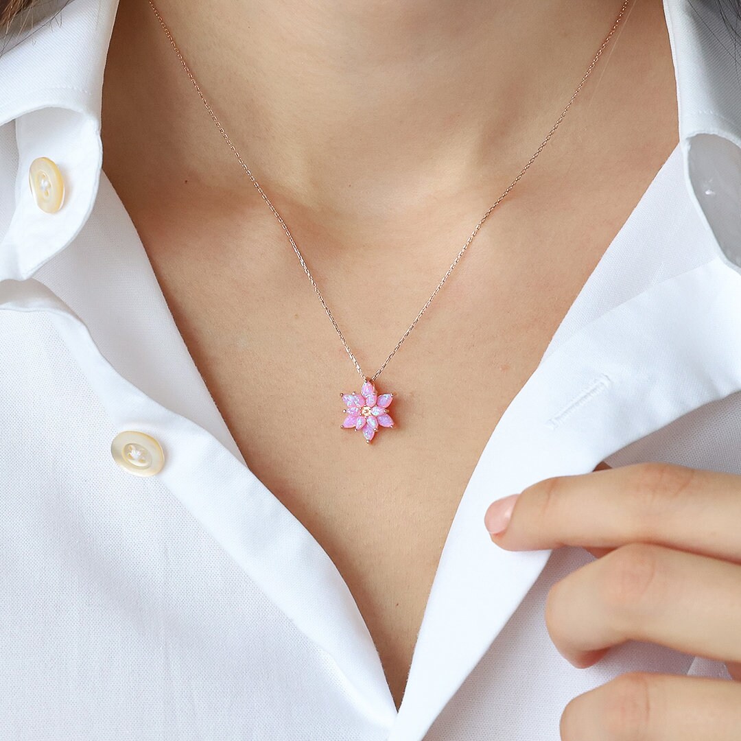 Genuine Opal Necklace Australian Opal 